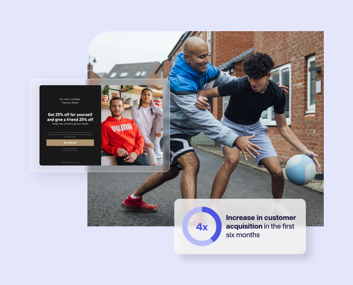 screenshot of Mention Me